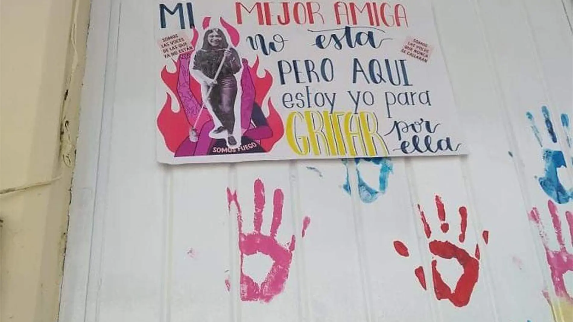 Protesta por muerte de alumna